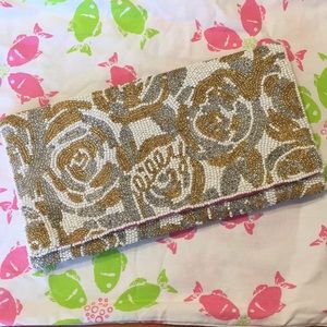 Lilly Pulitzer Beaded Clutch